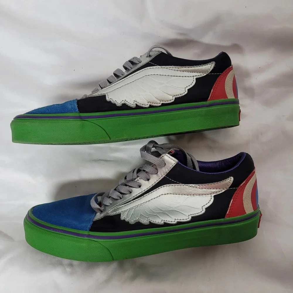 Vans x Marvel Old Skool Avengers Multi Captain America Thor Hulk M 7.5 W 9